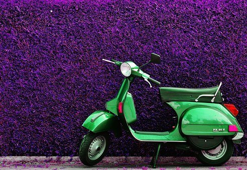 ▷ Aparcamiento de Motos en Cl. Martínez Campos,17 Málaga 1 se-pueden-aparcar-motos-en-la-acera